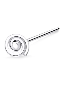 Circular Silver Straight Nose Stud NSKA-717